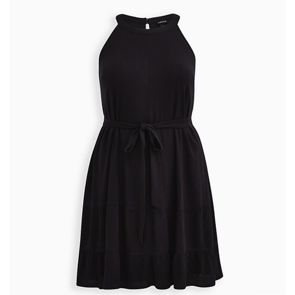 Torrid Mini Woven Tiered Dress